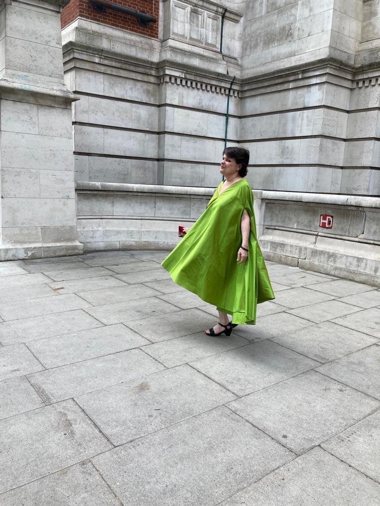 Abito in seta 'Green' - immagine 10