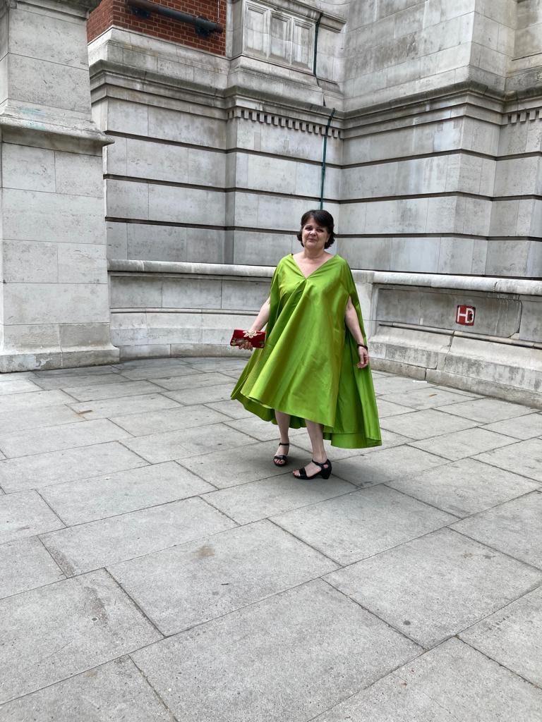 Abito in seta 'Green' - immagine 11