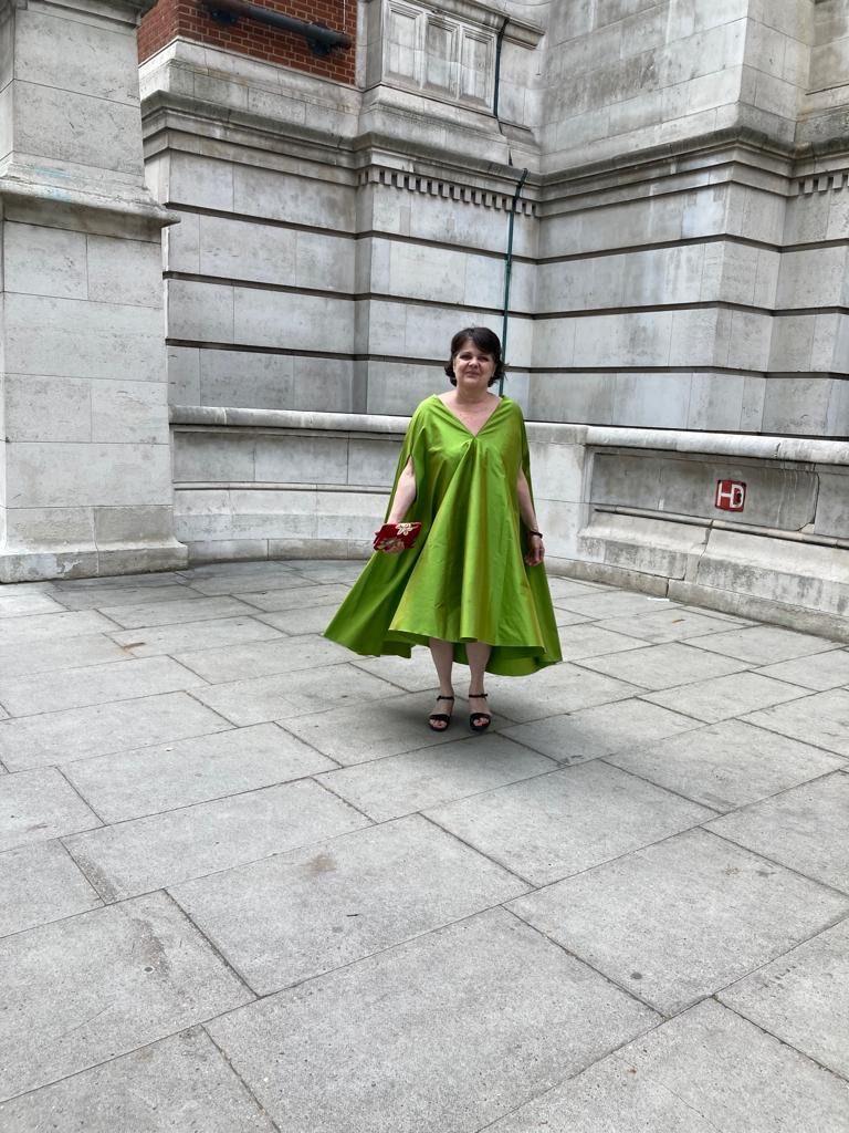 Abito in seta 'Green' - immagine 12