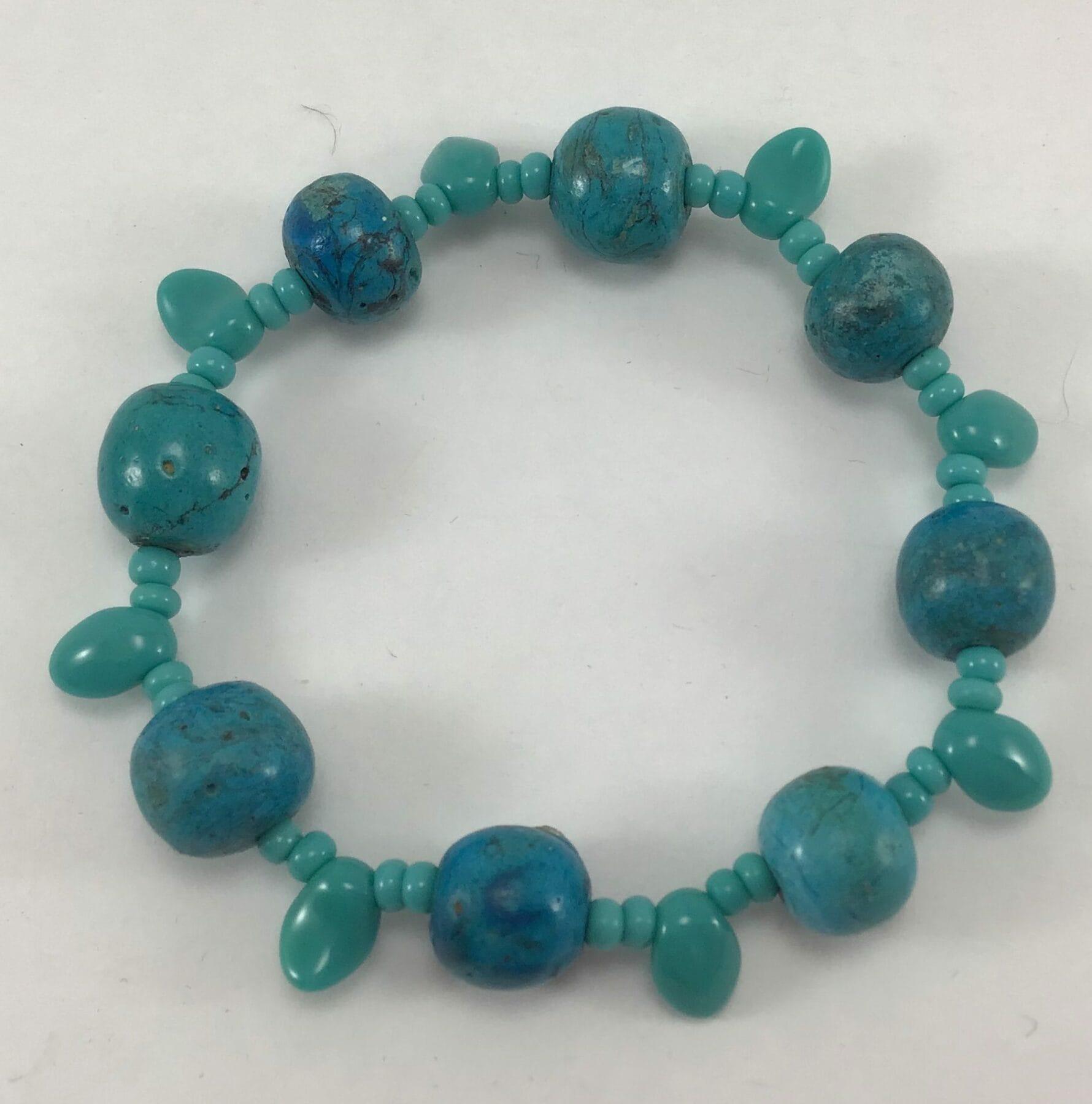 Bracciale con pietre di Turchese - immagine 2